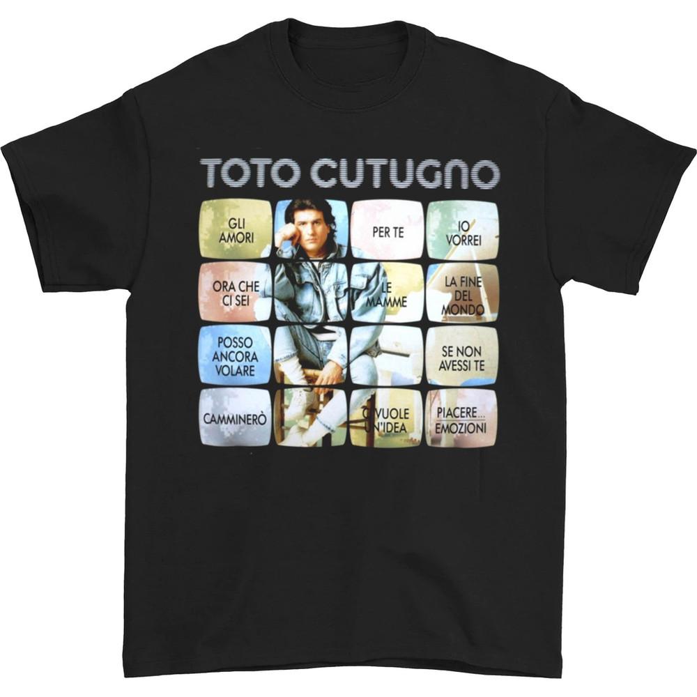 Toto Cutugno legend T-shirt black Short sleeve All sizes S-5Xl XZ866 Unisex T-Shirt L
Toto Cutugno legend T-shirt black Short sleeve All sizes S-5Xl XZ866 Unisex T-Shirt L