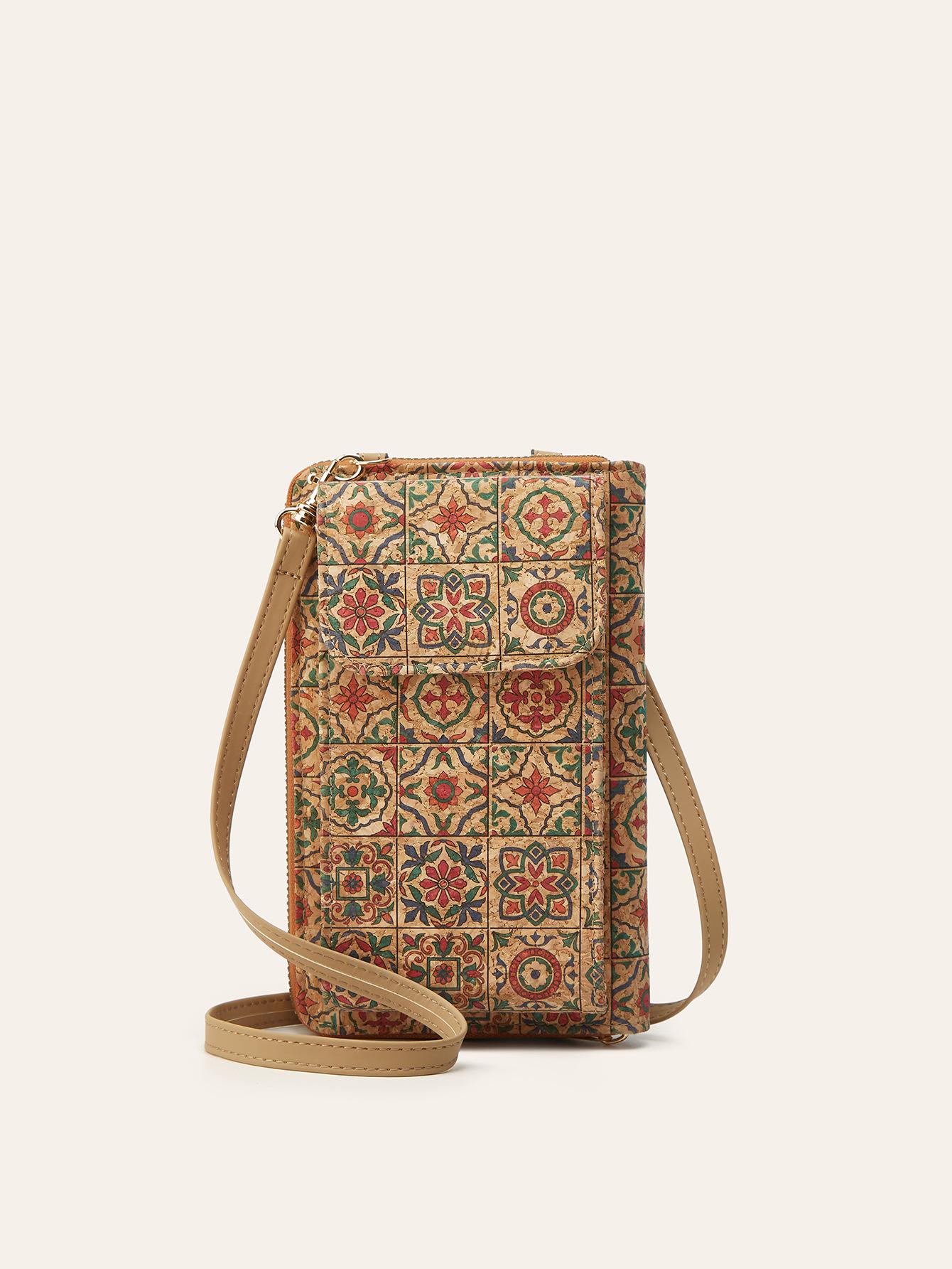 Multi-layer wallet, mobile phone bag, portable student card bag, exotic multi-element retro printing, ethnic style oblique span
Multi-layer wallet, mobile phone bag, portable student card bag, exotic multi-element retro printing, ethnic style oblique span