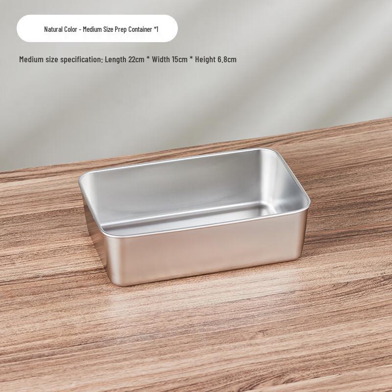 ZISIZ Stainless Steel 3-Compartment Food Prep Tray Set
ZISIZ Stainless Steel 3-Compartment Food Prep Tray Set