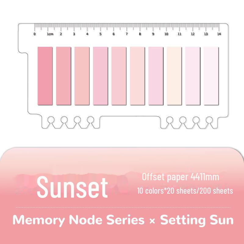 Прості клейкі нотатки індексу кольорів Моранді - Серія Memory Node (6 Варіанти)
Прості клейкі нотатки індексу кольорів Моранді - Серія Memory Node (6 Варіанти)