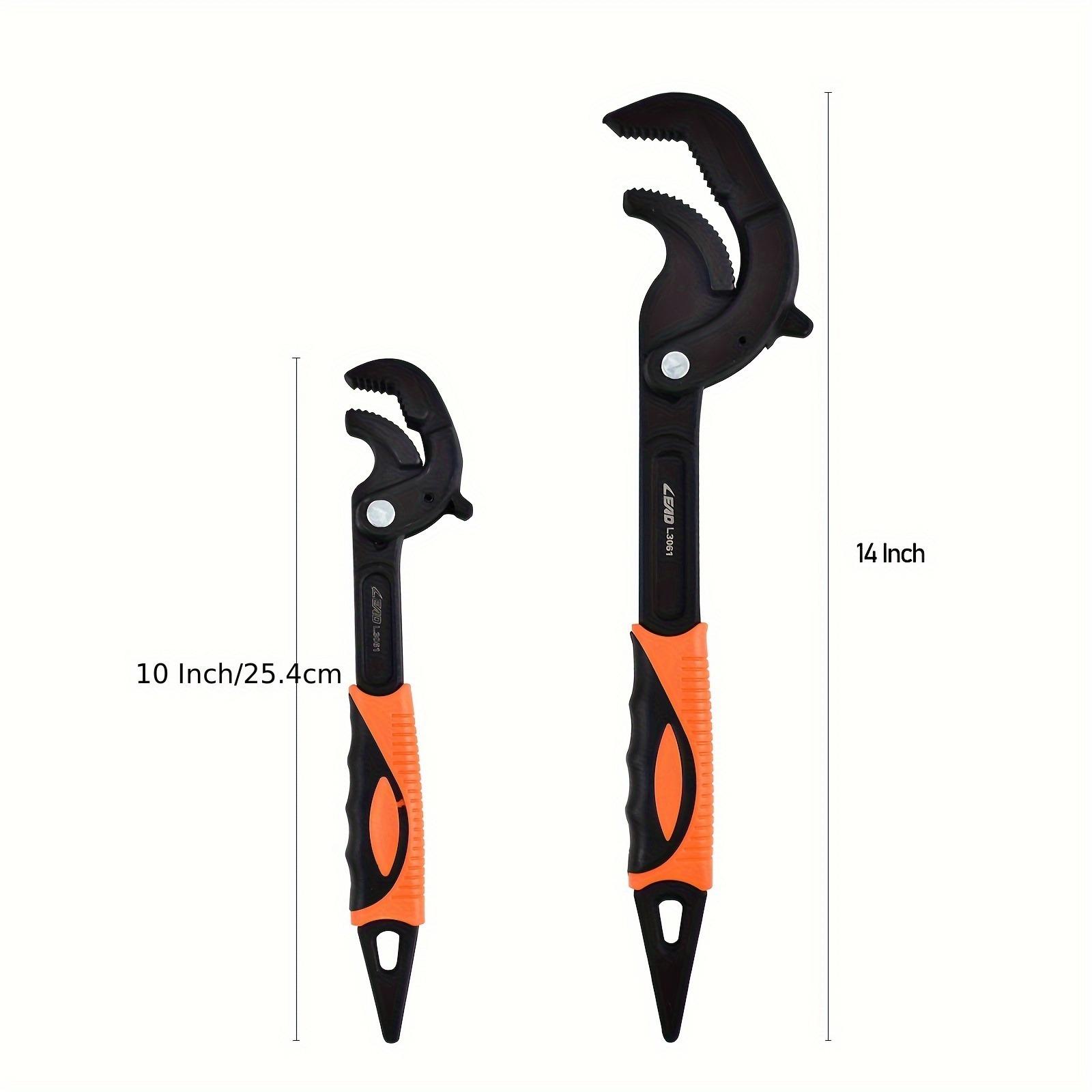 Многофункциональный ключ 10 дюймов и 14 дюймов, универсальный ключ, разводной ключ, трубный ключ, активный трубный ключ, сантехнический ключ (10 дюймов и 14 дюймов) 10In&14In
Многофункциональный ключ 10 дюймов и 14 дюймов, универсальный ключ, разводной ключ, трубный ключ, активный трубный ключ, сантехнический ключ (10 дюймов и 14 дюймов) 10In&14In