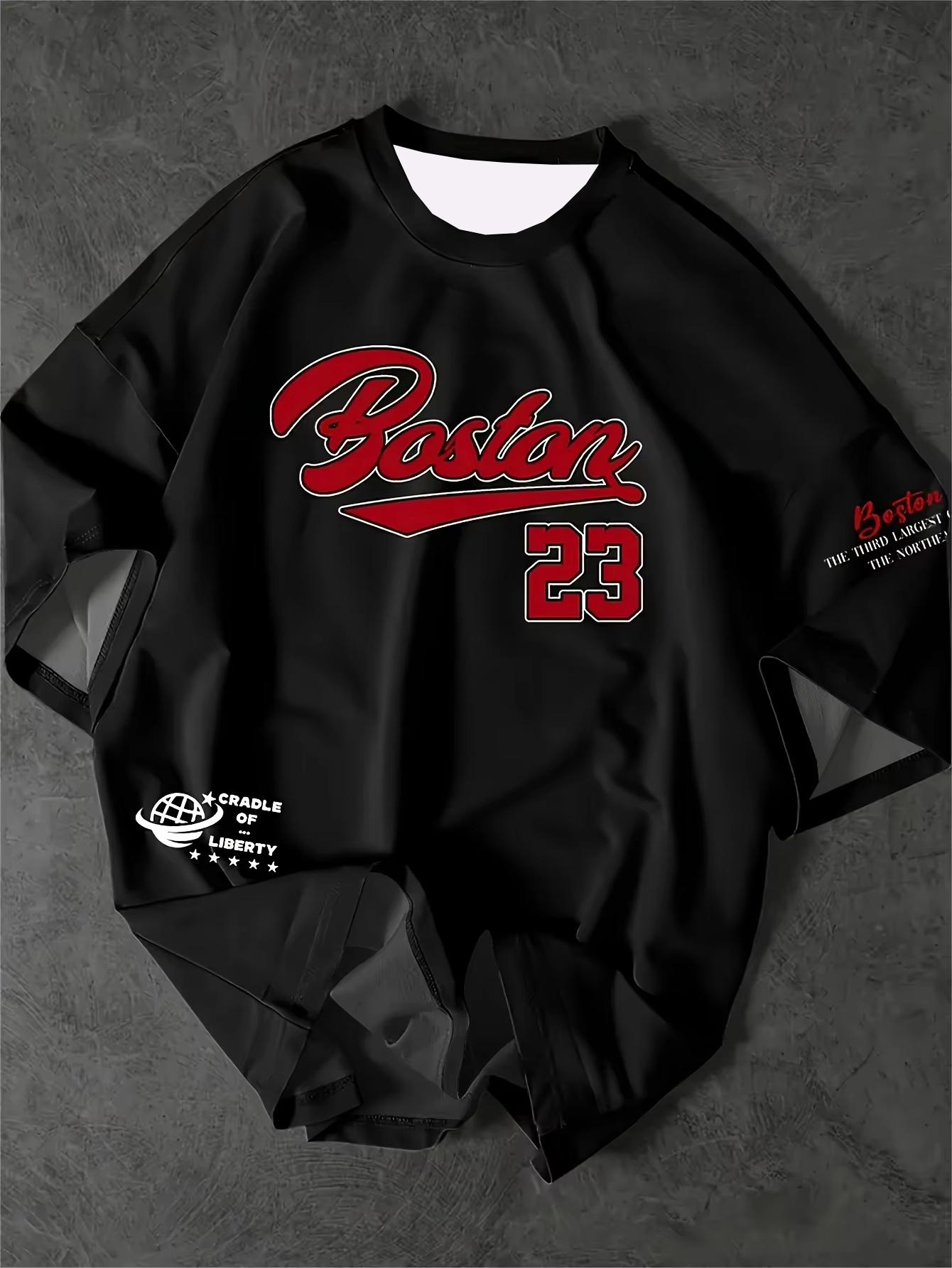 Мужская спортивная майка с принтом Boston 23, футболка с коротким рукавом, летняя графическая футболка, бейсбольные майки, большой размер, женская спортивная футболка S
Мужская спортивная майка с принтом Boston 23, футболка с коротким рукавом, летняя графическая футболка, бейсбольные майки, большой размер, женская спортивная футболка S