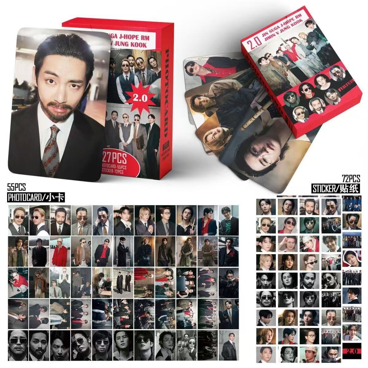Альбом з картками Lomo BTS товар картки-флешки 55pcs
Альбом з картками Lomo BTS товар картки-флешки 55pcs