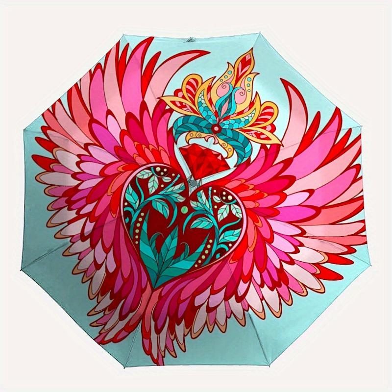 1pc Heart Wings Automatic Opening/closing umbrella, Reinforced 8-Rib Construction, Compact Travel Umbrella yy250808175
1pc Heart Wings Automatic Opening/closing umbrella, Reinforced 8-Rib Construction, Compact Travel Umbrella yy250808175