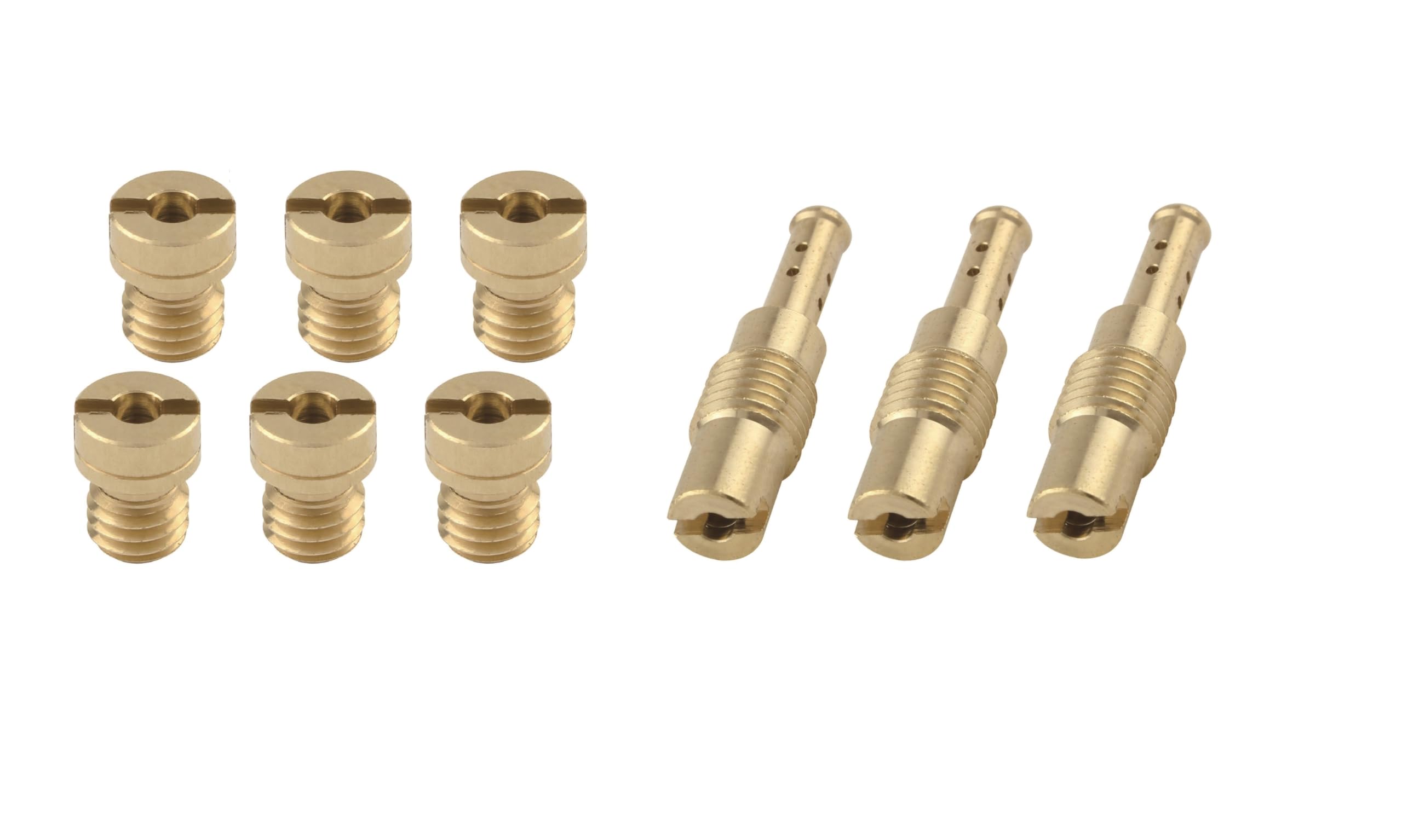 POSH FAITH Набор жиклеров главного хода увеличенного размера Главный и для Honda FTR223 для жиклера/пилота (6x8 23.6x6-A Пилот) (до 2009) 791001-10 золотой
POSH FAITH Набор жиклеров главного хода увеличенного размера Главный и для Honda FTR223 для жиклера/пилота (6x8 23.6x6-A Пилот) (до 2009) 791001-10 золотой