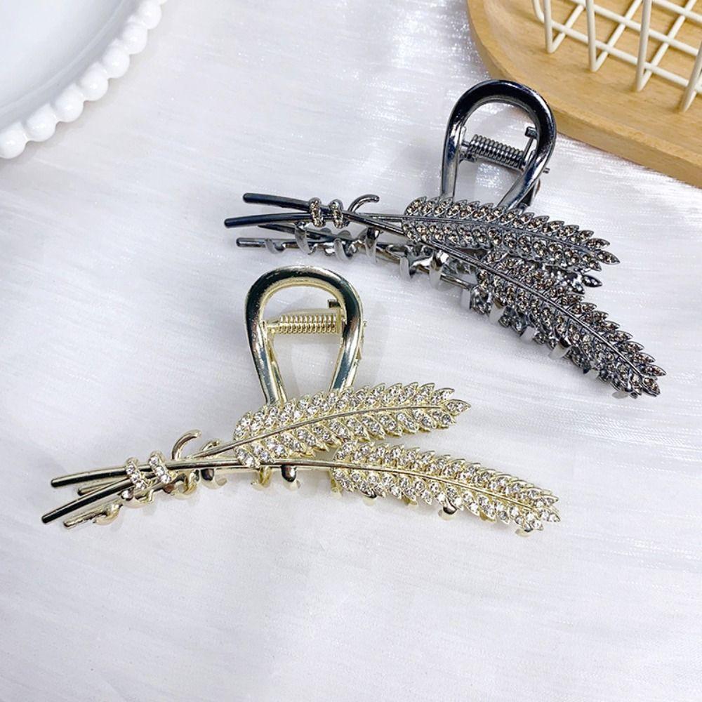 Temperament Metal Korean Style Crab Clip Hair Accessories Wheat Ear Hair Claw Women Hair Clip
Temperament Metal Korean Style Crab Clip Hair Accessories Wheat Ear Hair Claw Women Hair Clip