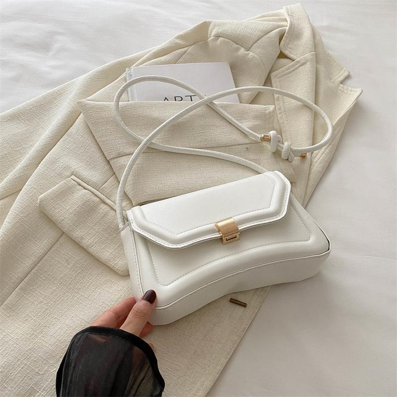 Сумка под мышкой женская 2025 новая модная сумка универсальная на плечо сумка-мессенджер высокая ценность нишевая сумочка белый