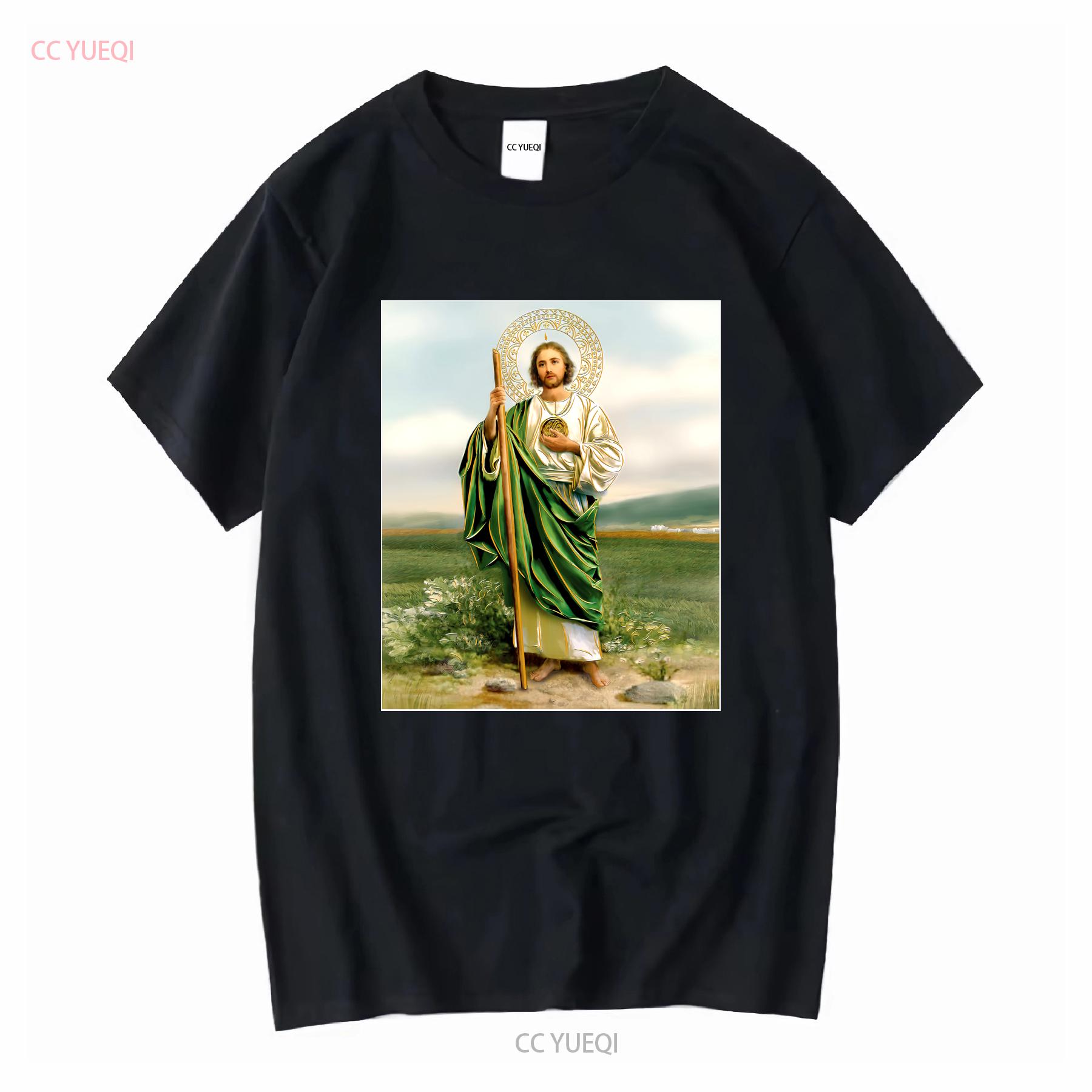 San Judas Tadeo T Shirt All Sizes Christian vintage Washed Stretched designer clothes Comfortable homme Versatile Breathable 4XL
San Judas Tadeo T Shirt All Sizes Christian vintage Washed Stretched designer clothes Comfortable homme Versatile Breathable 4XL