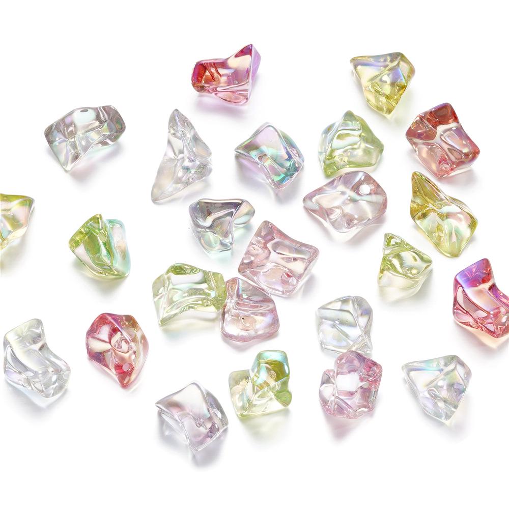 Acrylic UV Coated Crushed Stone Beads, Irregular Transparent Crystal Beads for DIY Mobile Phone Chains & Crafting 4 pieces per pack (approx. 11~22mm), approx. 6g
Acrylic UV Coated Crushed Stone Beads, Irregular Transparent Crystal Beads for DIY Mobile Phone Chains & Crafting 4 pieces per pack (approx. 11~22mm), approx. 6g