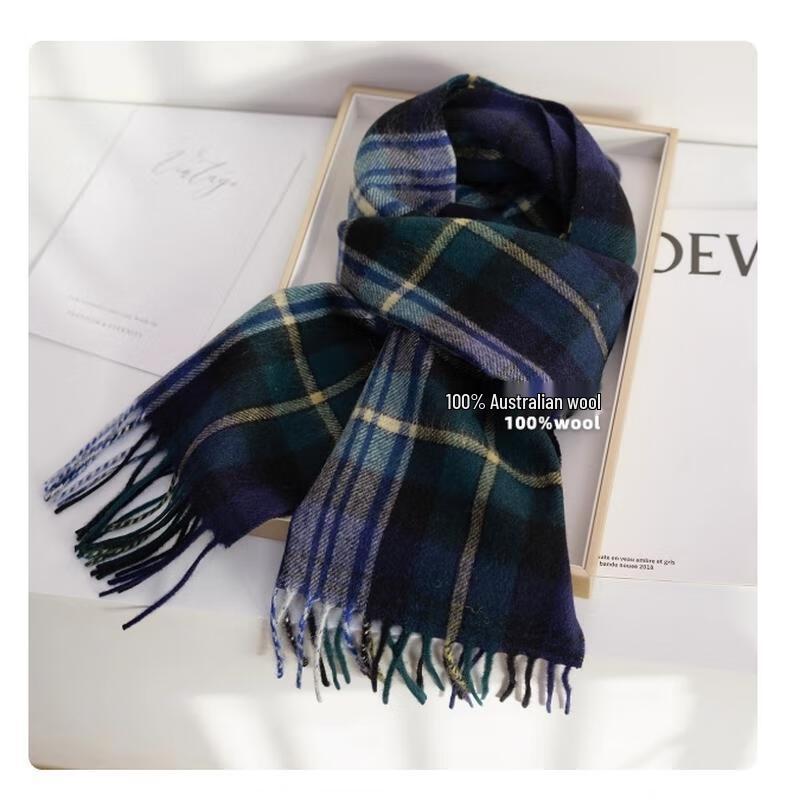 HANDUNYOU Australian Wool Plaid Scarf
HANDUNYOU Australian Wool Plaid Scarf