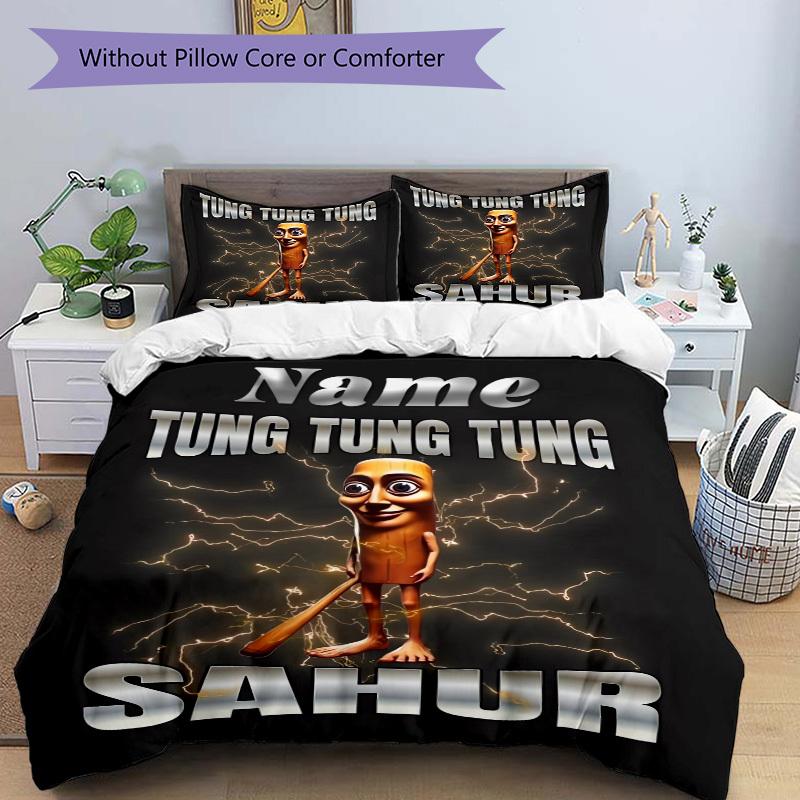 Постільна білизна Tung Tung Sahur, 3 предмети, наволочка для ковдри, подарунок для спальні, без наповнювачаjt025 250x220cm
Постільна білизна Tung Tung Sahur, 3 предмети, наволочка для ковдри, подарунок для спальні, без наповнювачаjt025 250x220cm