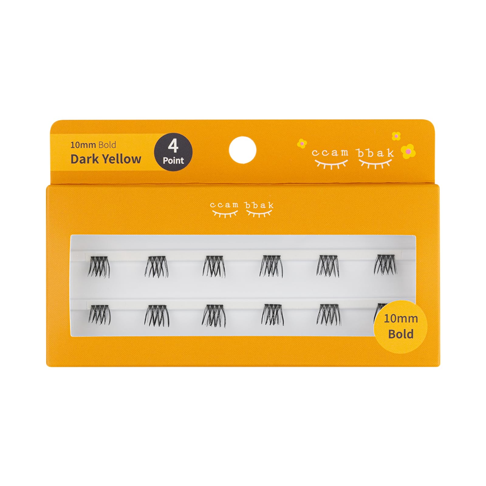 CCAMBBAK Bold Partial Eyelash Extensions, Semi-Permanent, Idol Type, 10mm-12mm, Natural, Popular DIY False Eyelashes (10mm, 4 Point)
CCAMBBAK Bold Partial Eyelash Extensions, Semi-Permanent, Idol Type, 10mm-12mm, Natural, Popular DIY False Eyelashes (10mm, 4 Point)