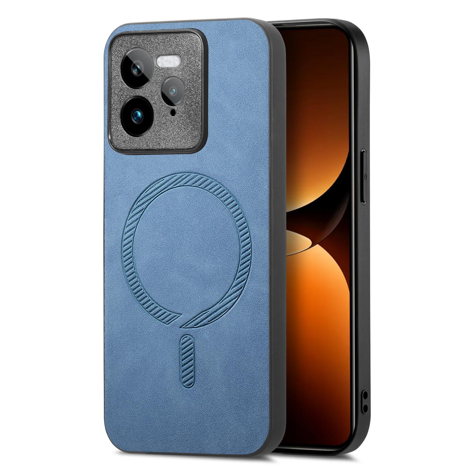 For Realme GT 7 Pro 5G Leather Back Case Compatible with MagSafe Skin-touch Phone Cover Blue
For Realme GT 7 Pro 5G Leather Back Case Compatible with MagSafe Skin-touch Phone Cover Blue