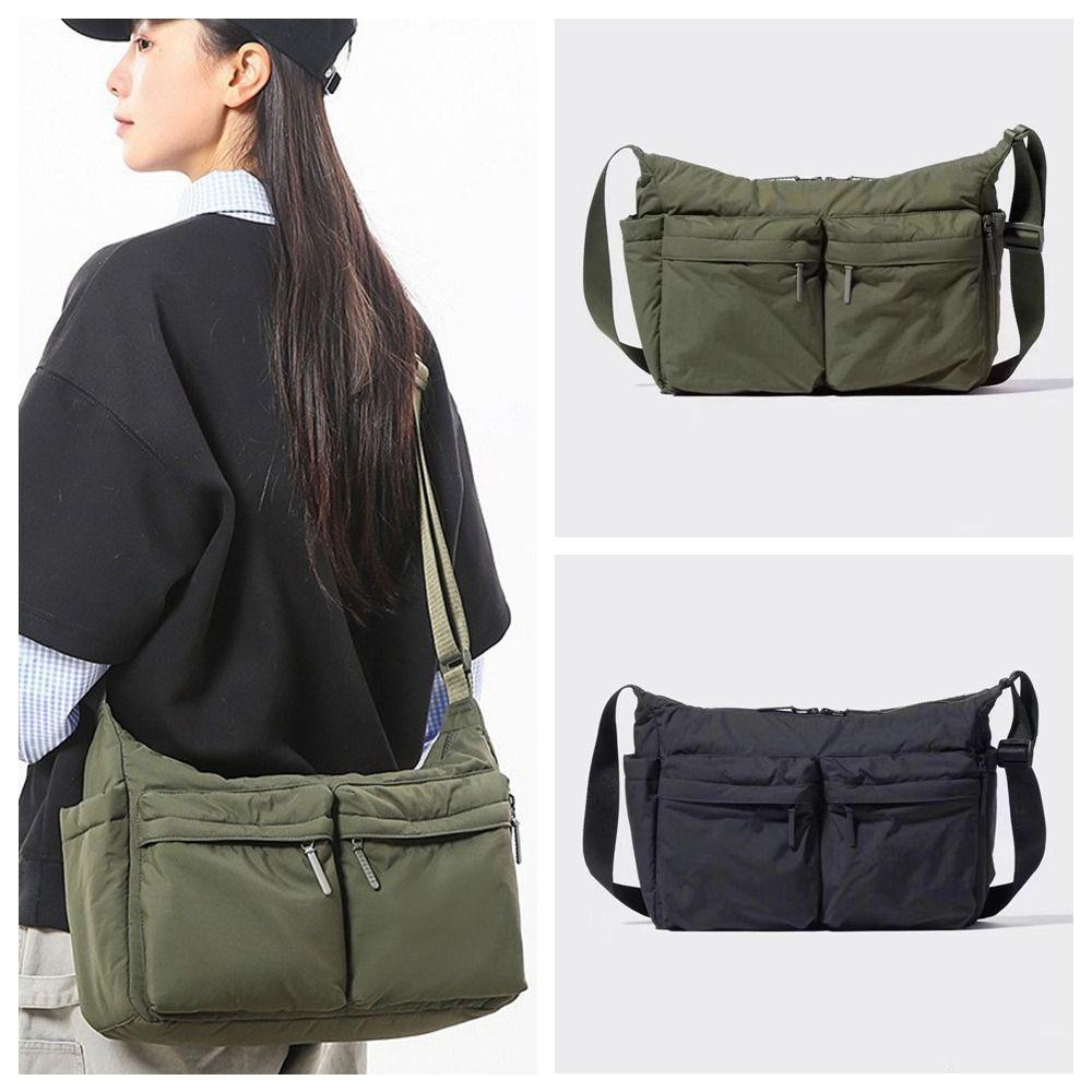 Multiple Pockets Nylon Crossbody Bag Harajuku Computer Bag High Quality Men Shoulder Bag Daily чорний
Multiple Pockets Nylon Crossbody Bag Harajuku Computer Bag High Quality Men Shoulder Bag Daily чорний