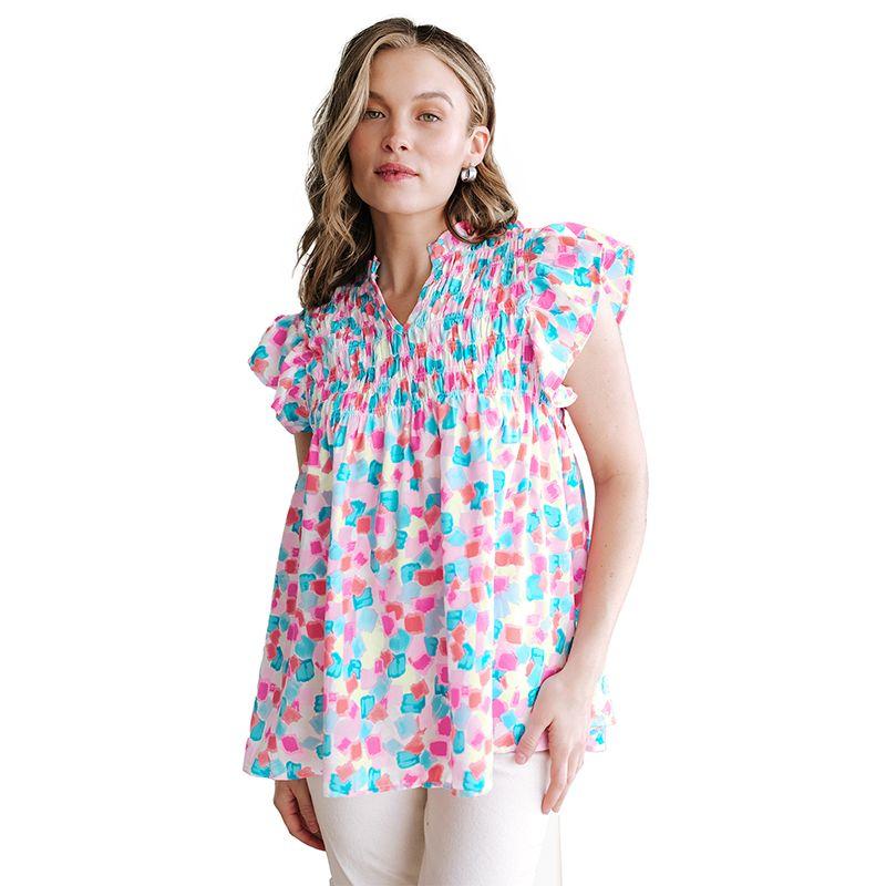 Minimalist Niche Style Print Ruffled Short Sleeves Pullover Shirt Female Summer Thin and All-Matching Casual Half-Sleeve Top Female Light blue P420 Size S fit (45.00 kg-55.00 kg
Minimalist Niche Style Print Ruffled Short Sleeves Pullover Shirt Female Summer Thin and All-Matching Casual Half-Sleeve Top Female Light blue P420 Size S fit (45.00 kg-55.00 kg