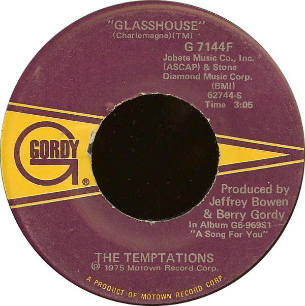 7-дюймовая пластинка TEMPTATIONS - Glasshouse G7144F Gordy 1975 США Соул/Фанк Б/У
7-дюймовая пластинка TEMPTATIONS - Glasshouse G7144F Gordy 1975 США Соул/Фанк Б/У