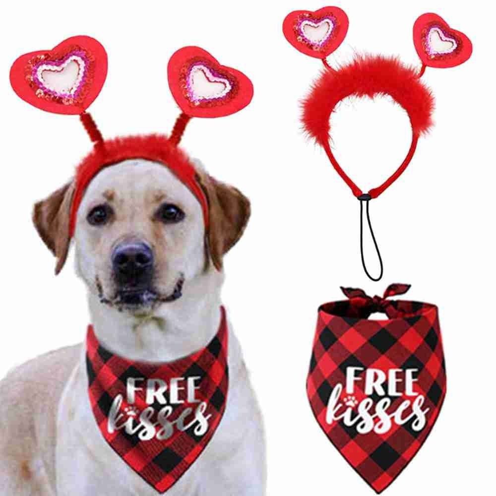 Fashion Neckerchief Pet Supplies Valentine s Day Cat Scarf Dog Heart Headband Dog Bandana Pet Bibs
Fashion Neckerchief Pet Supplies Valentine s Day Cat Scarf Dog Heart Headband Dog Bandana Pet Bibs