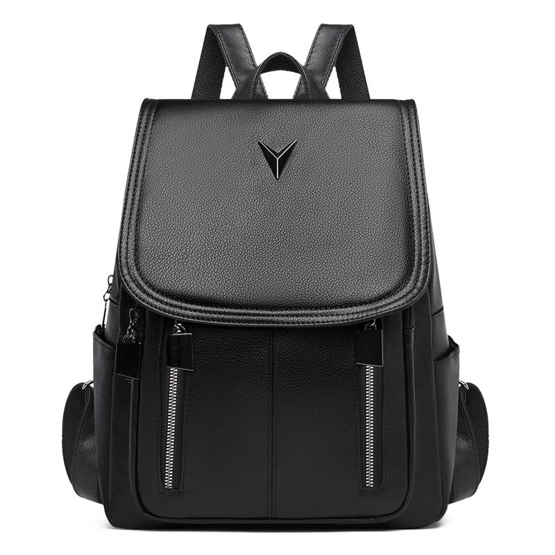 Soft Leather Large-capacity Women s Backpack, Simple and Versatile Backpack
Soft Leather Large-capacity Women s Backpack, Simple and Versatile Backpack