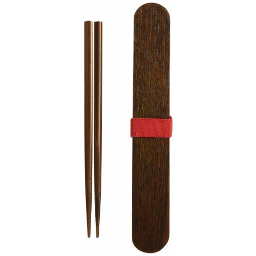 HAKOYA Chopstick Case, Oval, Small, Wooden, Suri Lacquer
HAKOYA Chopstick Case, Oval, Small, Wooden, Suri Lacquer
