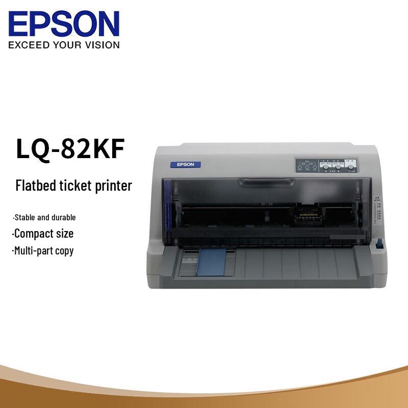 Epson LQ-82KF 82-Column Flatbed Dot Matrix Printer CN plug (adapter included)
Epson LQ-82KF 82-Column Flatbed Dot Matrix Printer CN plug (adapter included)