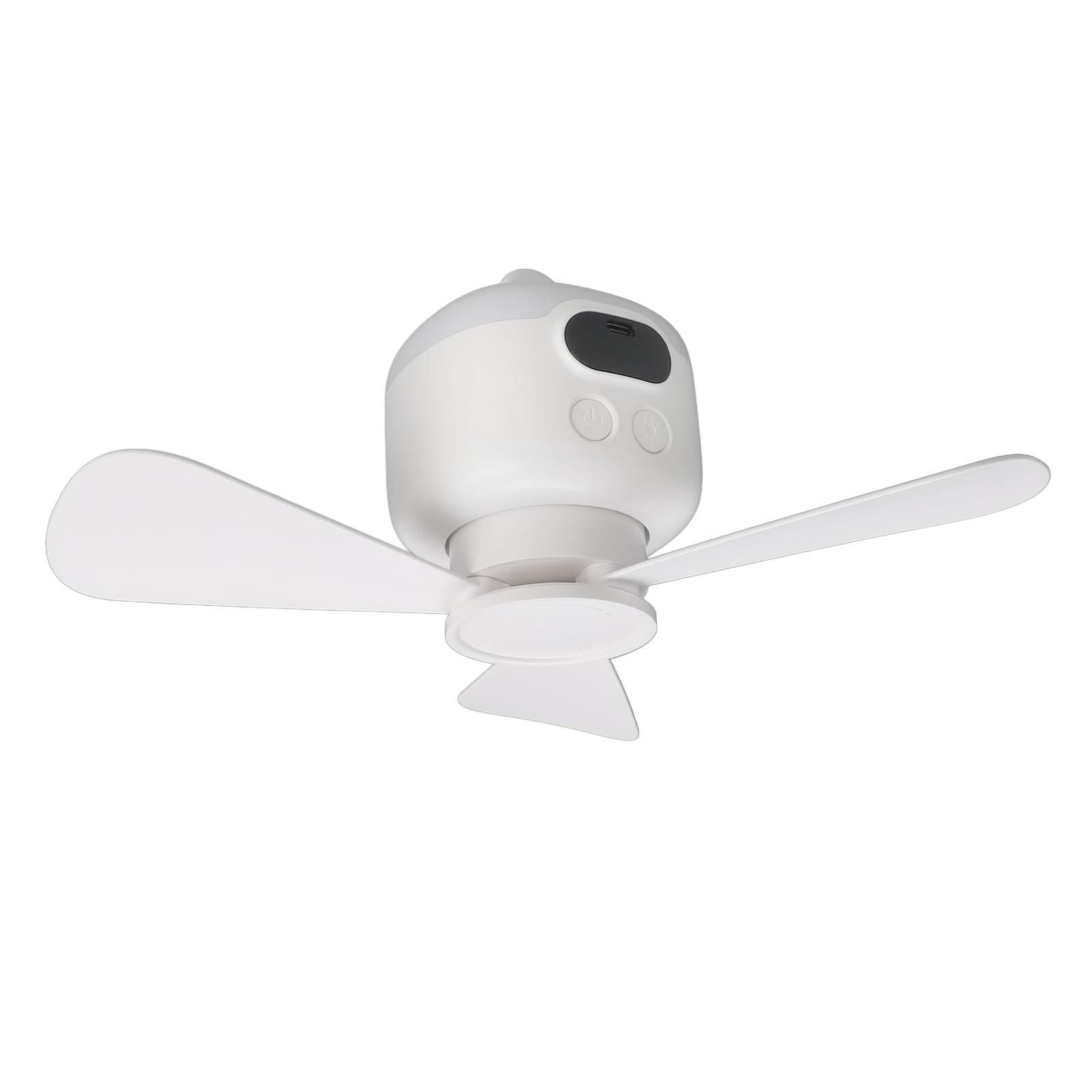 Small Ceiling Fan with Light ABS Quiet Rechargeable Portable Hanging Fan Light with Remote Control for Bedroom Outdoor Camping
Small Ceiling Fan with Light ABS Quiet Rechargeable Portable Hanging Fan Light with Remote Control for Bedroom Outdoor Camping