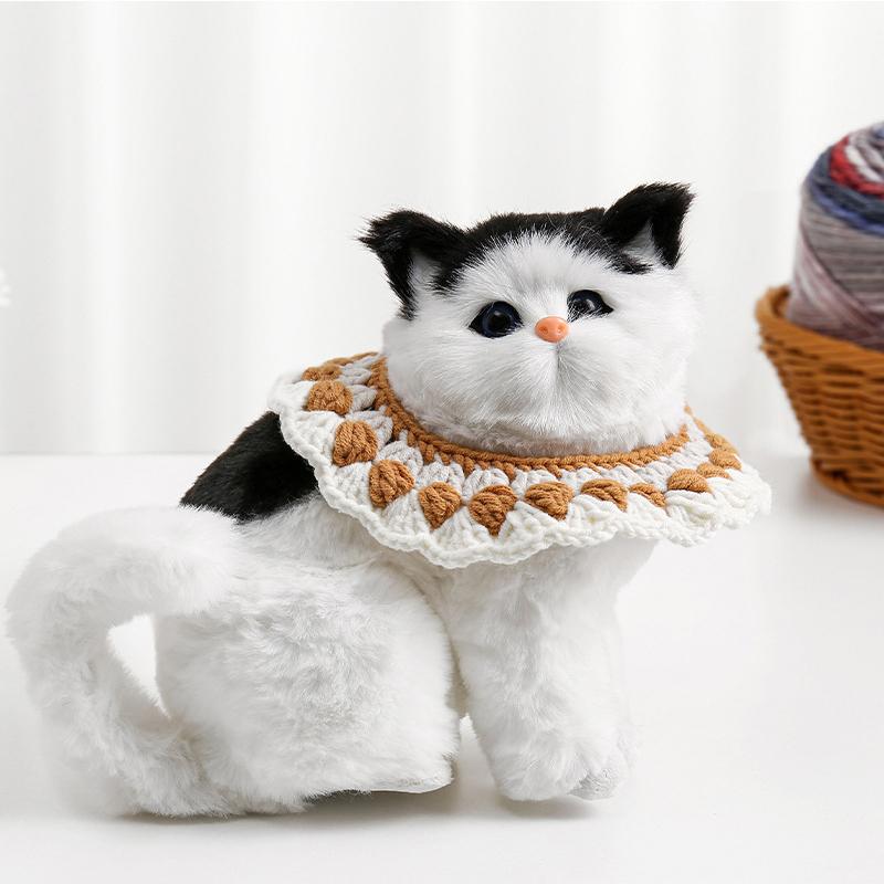 Brown strawberry little bear yarn pet collar cute knitted handmade yarn bib collar necklace
Brown strawberry little bear yarn pet collar cute knitted handmade yarn bib collar necklace