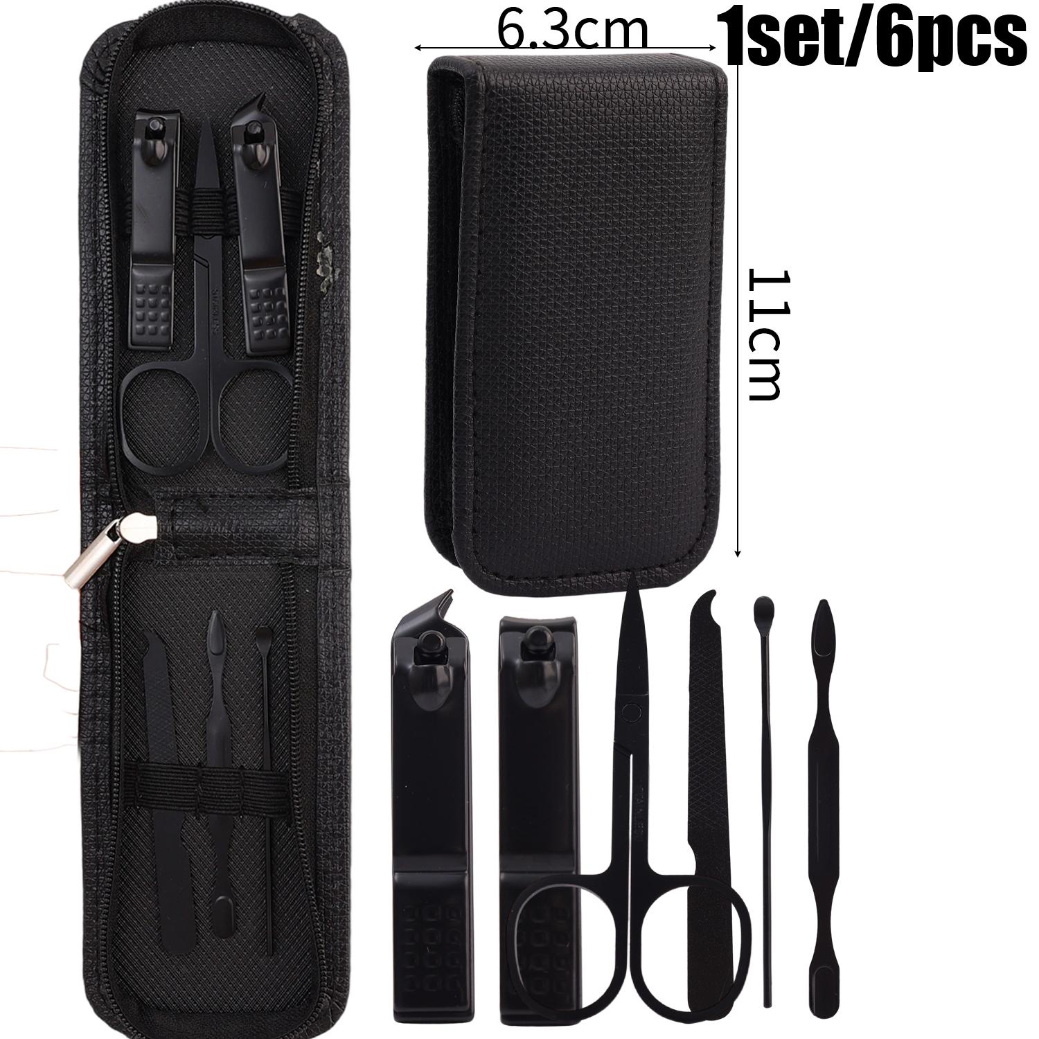 6 шт. Портативные наборы маникюрных ножниц Углеродистая сталь Зеленый Черный Кусачки для ногтей Ножницы Пилка Набор маникюрных косметических инструментов Полный функционал
6 шт. Портативные наборы маникюрных ножниц Углеродистая сталь Зеленый Черный Кусачки для ногтей Ножницы Пилка Набор маникюрных косметических инструментов Полный функционал