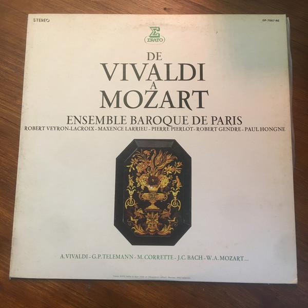 LP Record ENSEMBLE BAROQUE DE PARIS - De Vivaldi A Mozart OP7087RE ERATO 1974 Japan Classical Used
LP Record ENSEMBLE BAROQUE DE PARIS - De Vivaldi A Mozart OP7087RE ERATO 1974 Japan Classical Used