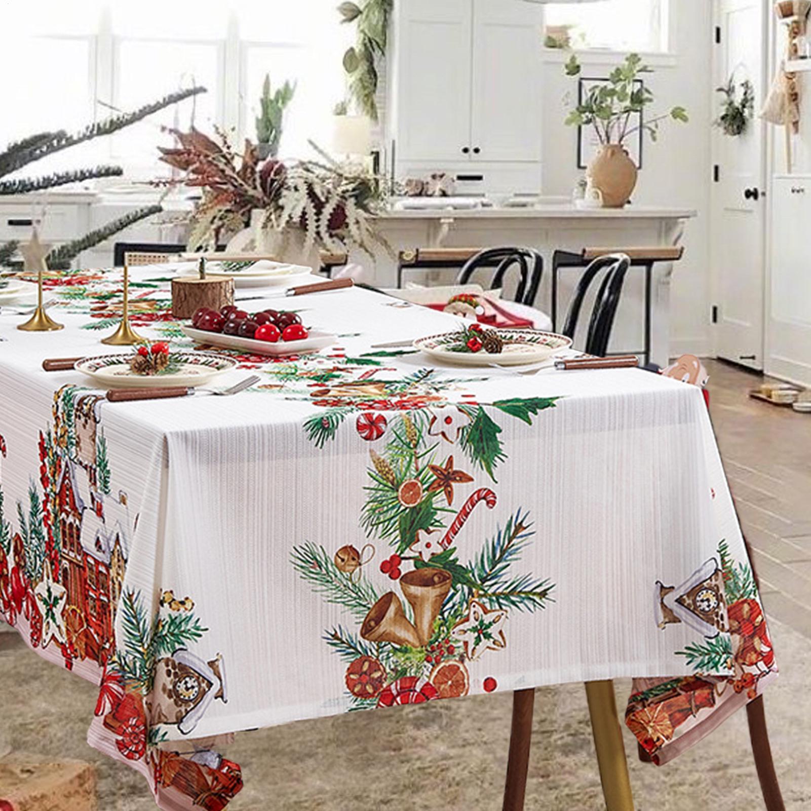 Christmas Table Cloth 55x55 Inch Holiday Square Tablecloth Dining Table Cover For Home Party Winter Dining Room Family Gathering CN
Christmas Table Cloth 55x55 Inch Holiday Square Tablecloth Dining Table Cover For Home Party Winter Dining Room Family Gathering CN