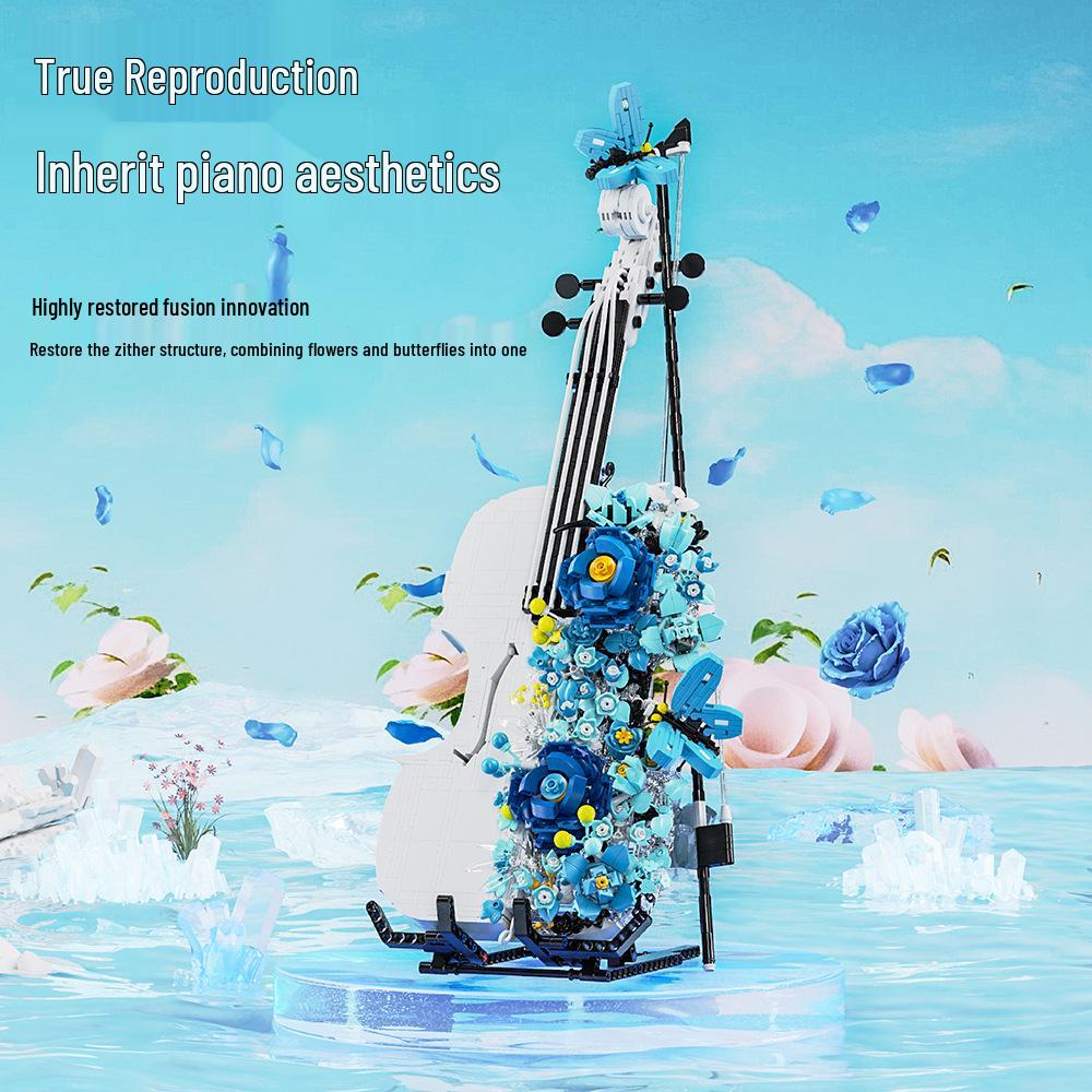 Takasaki 3030 Flower Sea Violin Figurine Building Blocks - Valentine s Gift for Girls Size 58*23*8
Takasaki 3030 Flower Sea Violin Figurine Building Blocks - Valentine s Gift for Girls Size 58*23*8