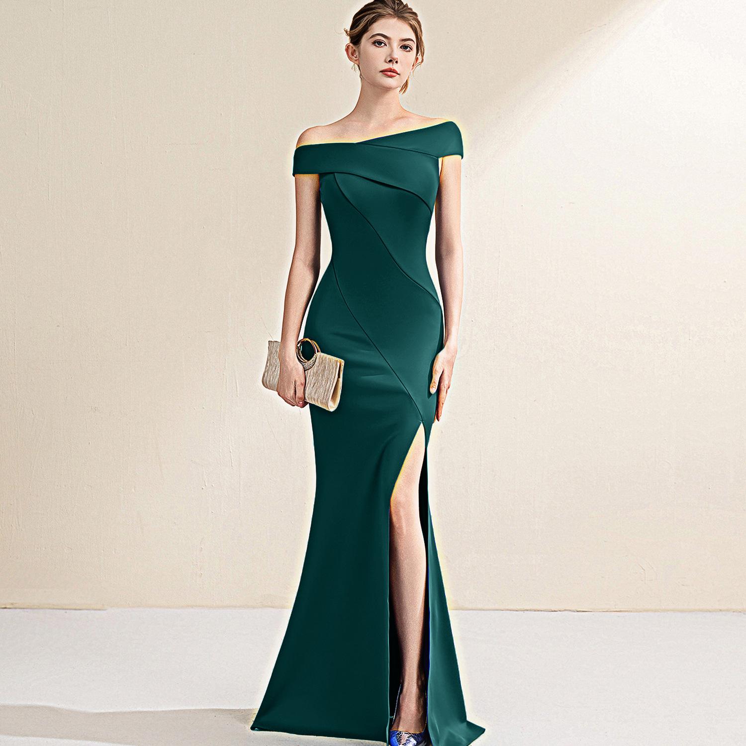 Elegant Off-the-Shoulder Mermaid Gown for Social Gatherings & Banquets XXL темно-зеленого
Elegant Off-the-Shoulder Mermaid Gown for Social Gatherings & Banquets XXL темно-зеленого