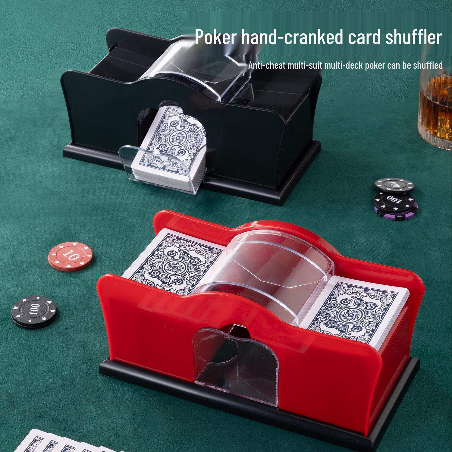 Hand-Crank Shuffler for 2-6 Decks - Ideal for Playing Cards & Board Games like Texas Three Kingdoms Kill чёрный
Hand-Crank Shuffler for 2-6 Decks - Ideal for Playing Cards & Board Games like Texas Three Kingdoms Kill чёрный