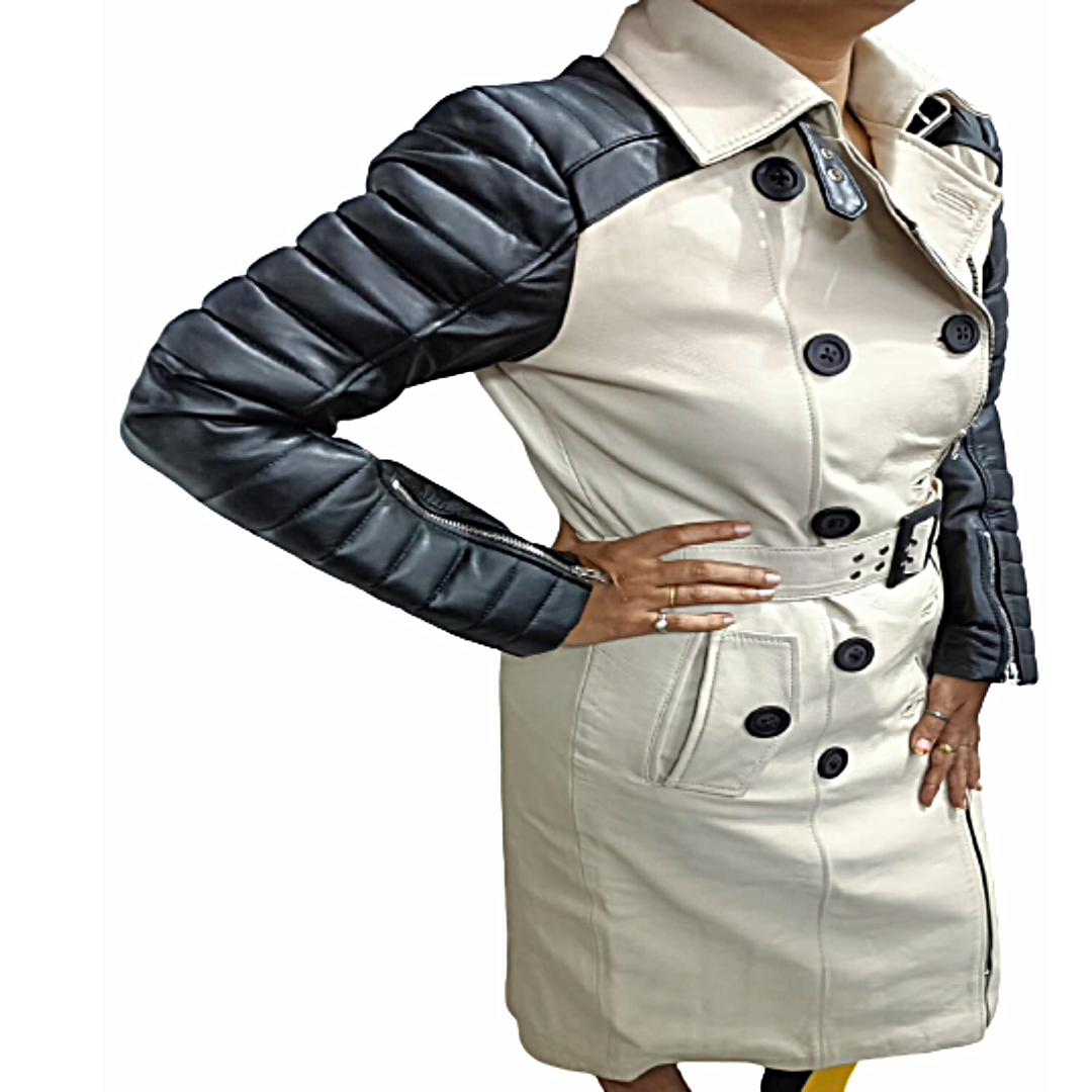 Женское двубортное черно-белое кожаное пальто со стегаными рукавами-женское длинное пальто из натуральной ягненка, плащ, куртка-рождественский подарок
Женское двубортное черно-белое кожаное пальто со стегаными рукавами-женское длинное пальто из натуральной ягненка, плащ, куртка-рождественский подарок