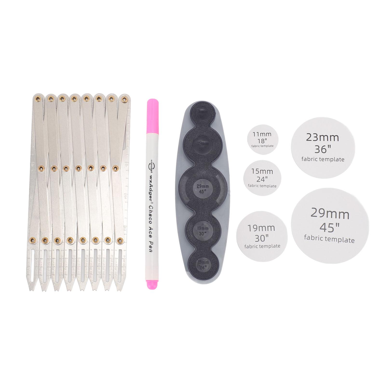 Expanding Sewing Gauge Aluminum 8 Heads Button Guide Equal Space Divider Sewing Tool for Buttons
Expanding Sewing Gauge Aluminum 8 Heads Button Guide Equal Space Divider Sewing Tool for Buttons
