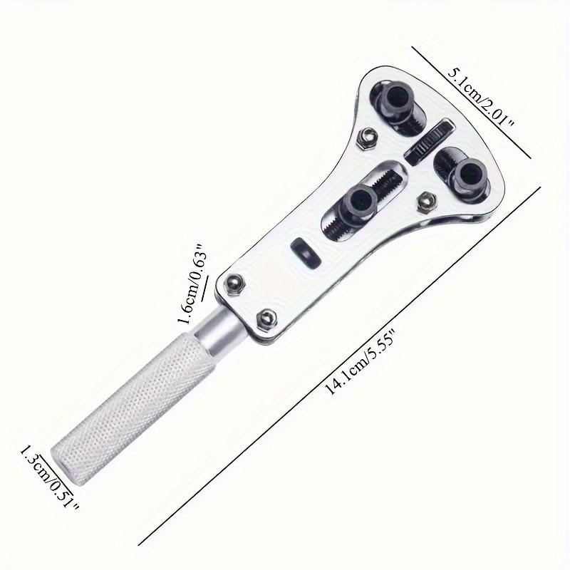1 шт. Открыватель задней крышки часов, 18 бит, регулируемый, водонепроницаемый, 3-точечный гаечный ключ, отвертка, коробка, инструмент для ремонта часов для замены батарейки
1 шт. Открыватель задней крышки часов, 18 бит, регулируемый, водонепроницаемый, 3-точечный гаечный ключ, отвертка, коробка, инструмент для ремонта часов для замены батарейки