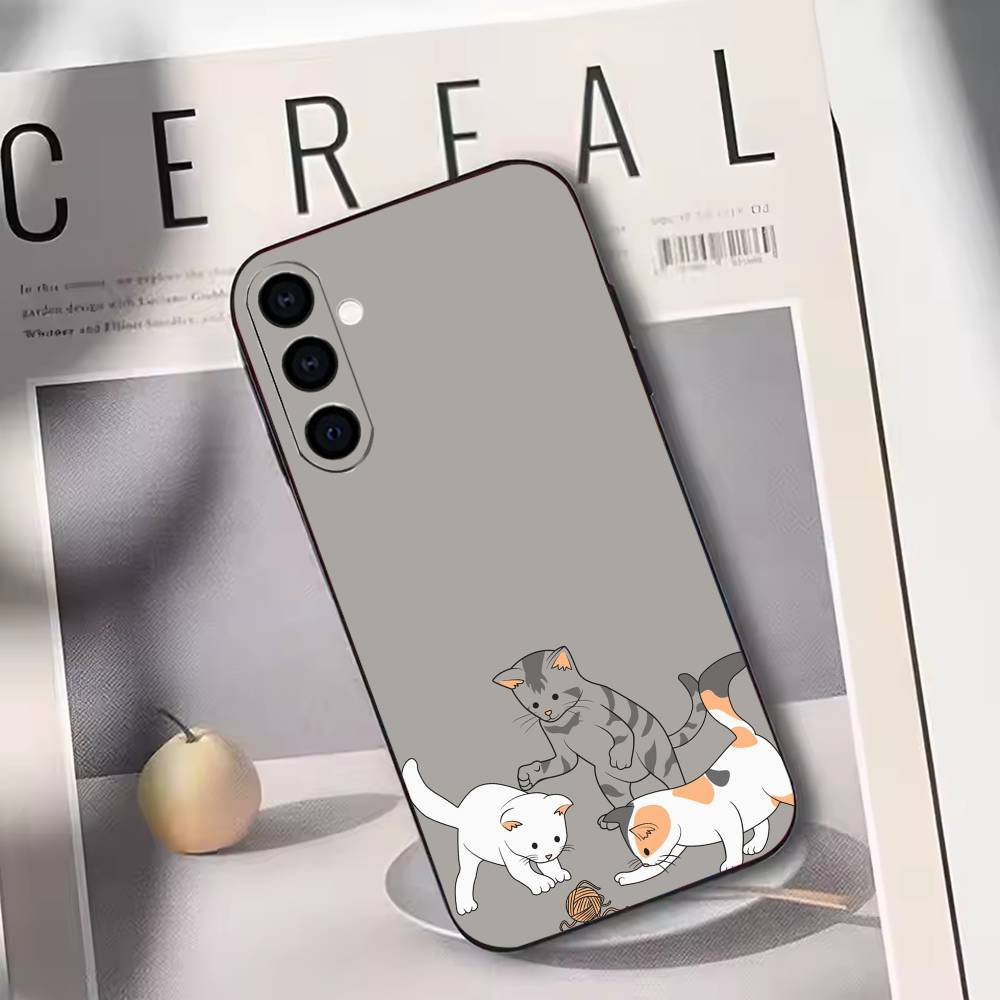 Three Cats Phone Case For Samsung Galaxy A73,A72,A71,A70,A53,A52,A51,Others Soft Black Cover Samsung a13 5g
Three Cats Phone Case For Samsung Galaxy A73,A72,A71,A70,A53,A52,A51,Others Soft Black Cover Samsung a13 5g