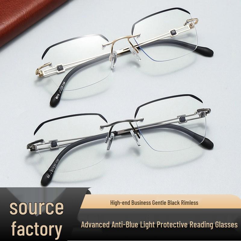 Rimless Anti-Blue Light Reading Glasses for Men & Women - Stainless Steel Cut-Edge Design for Middle-Aged & Elderly +350 серебряный
Rimless Anti-Blue Light Reading Glasses for Men & Women - Stainless Steel Cut-Edge Design for Middle-Aged & Elderly +350 серебряный
