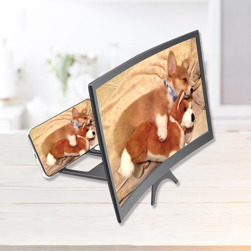 12 Inch Large Screen Amplifier 3D Mobile Phone Screen Video Magnifier Curved Enlarged Movie Amplifying Projector Stand Bracket
12 Inch Large Screen Amplifier 3D Mobile Phone Screen Video Magnifier Curved Enlarged Movie Amplifying Projector Stand Bracket
