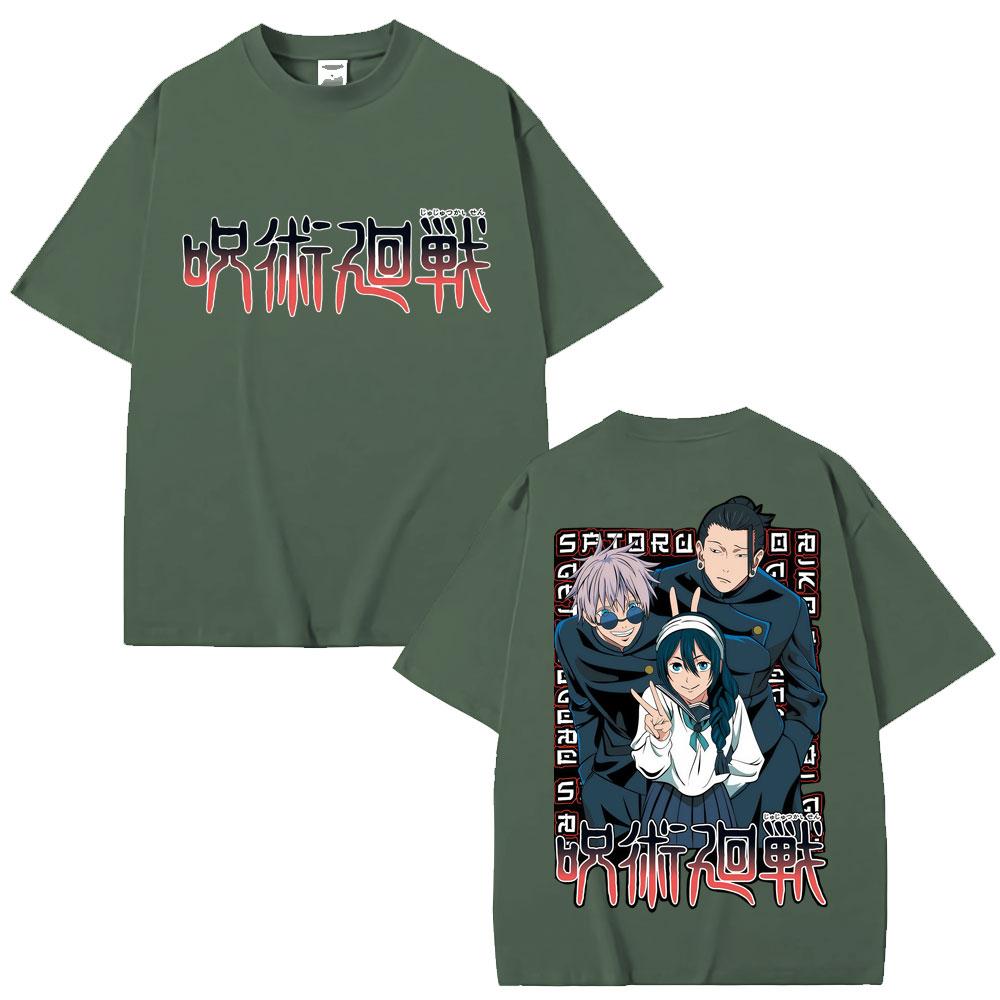 Japanese Anime Jujutsu Kaisen Graphic T Shirt Unisex Women Gojo Satoru Harajuku Fashion Tshirt Casual Oversized Cotton T Shirts 4XL
Japanese Anime Jujutsu Kaisen Graphic T Shirt Unisex Women Gojo Satoru Harajuku Fashion Tshirt Casual Oversized Cotton T Shirts 4XL