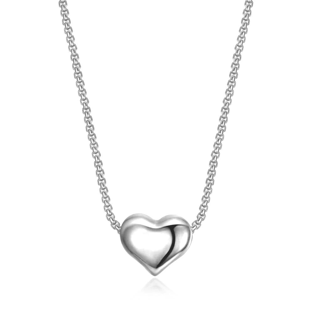 Fashion Tiny Small Love Heart Shape Pendant Necklaces Female Gold Color Stainless Steel Necklace for Women Jewelry Birthday Gift 45cm
Fashion Tiny Small Love Heart Shape Pendant Necklaces Female Gold Color Stainless Steel Necklace for Women Jewelry Birthday Gift 45cm
