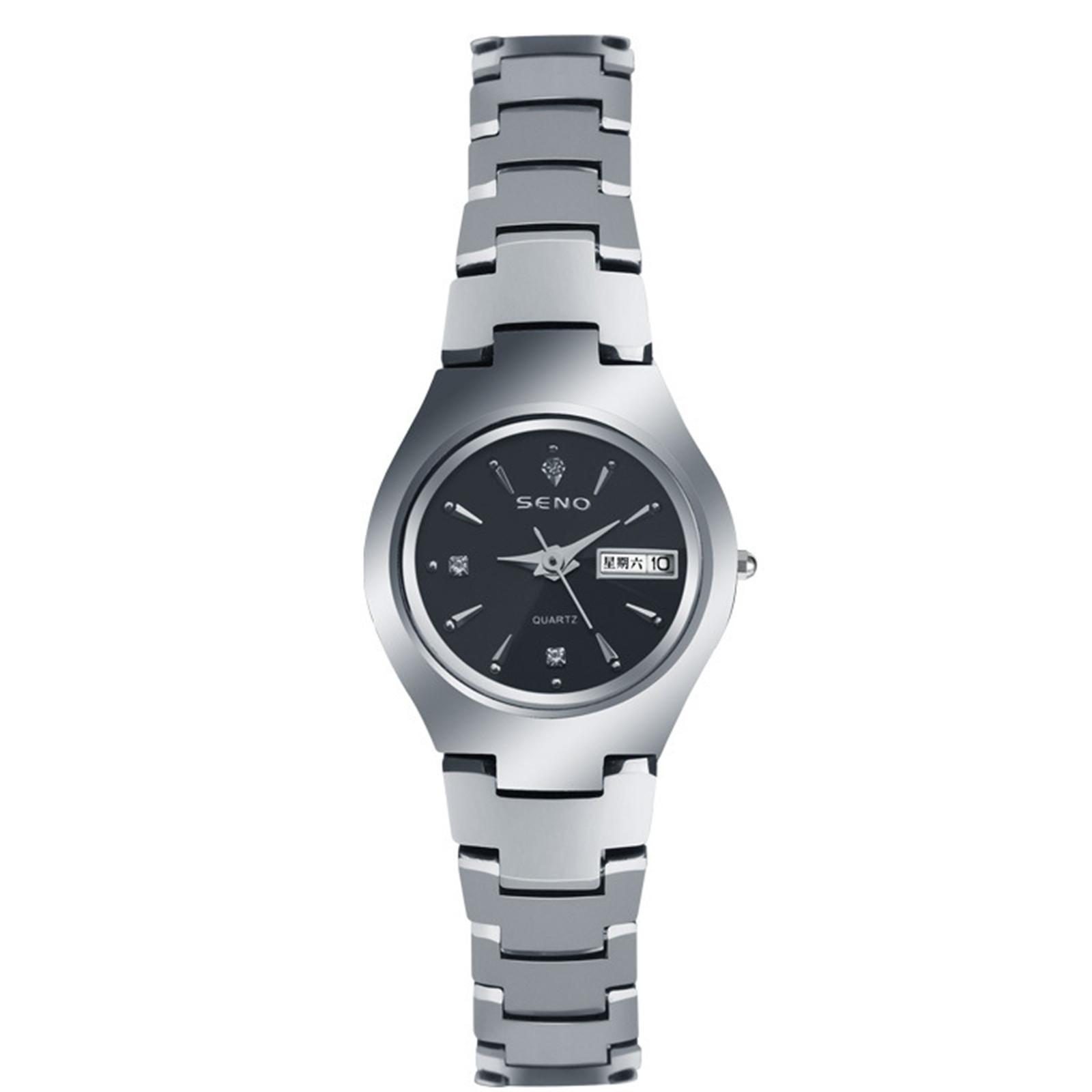 SENO Quartz Women Round Dial Watch with Diamond Accents Stainless Steel Band Water Resistant Date Display Elegant Design One Size
SENO Quartz Women Round Dial Watch with Diamond Accents Stainless Steel Band Water Resistant Date Display Elegant Design One Size
