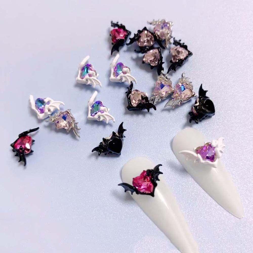 5Pcs/set Manicure Material Halloween Demon Heart Nail Decorations Halloween Nail Rhinestones Girls
5Pcs/set Manicure Material Halloween Demon Heart Nail Decorations Halloween Nail Rhinestones Girls