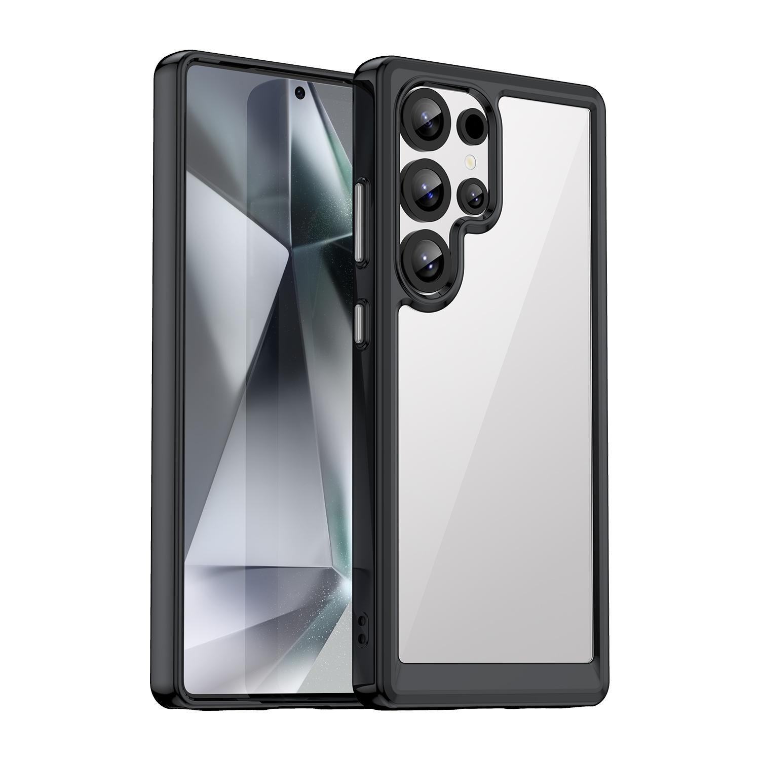 For Samsung Galaxy S25 Ultra Phone Case WANLONFENG XC Series TPU Acrylic Cover with Tempered Glass (Big Lens Hole) Black
For Samsung Galaxy S25 Ultra Phone Case WANLONFENG XC Series TPU Acrylic Cover with Tempered Glass (Big Lens Hole) Black