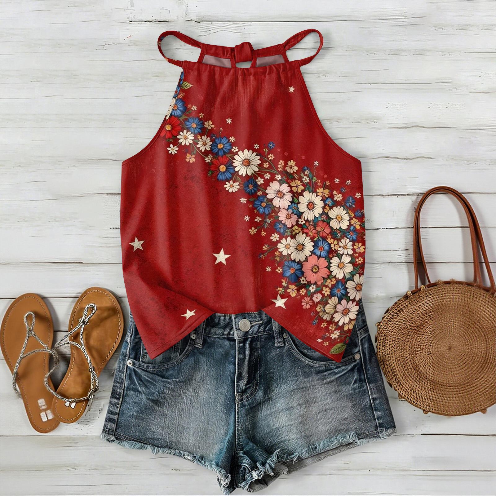 Women’s Bohemian Sleeveless Neck Printed Tank Top with Loose Fit and Paint Splatter for Summer Outdoor Wear XL червоний
Women’s Bohemian Sleeveless Neck Printed Tank Top with Loose Fit and Paint Splatter for Summer Outdoor Wear XL червоний