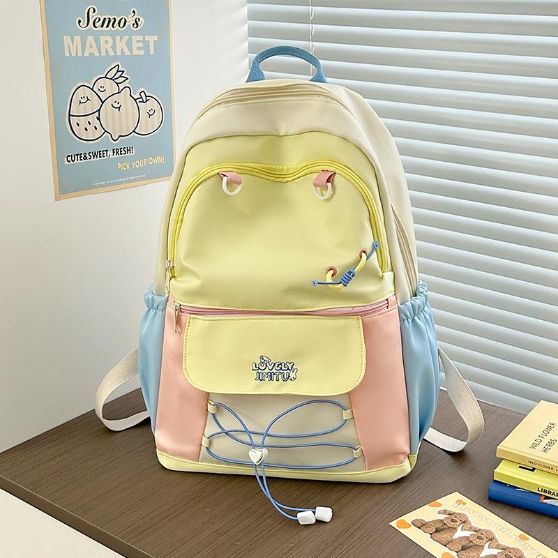 Милая контрастная сумка через плечо в стиле колледжа, нагрудная сумка, повседневный кремовый рюкзак, кампус, маленькая свежая многофункциональная сумка
Милая контрастная сумка через плечо в стиле колледжа, нагрудная сумка, повседневный кремовый рюкзак, кампус, маленькая свежая многофункциональная сумка