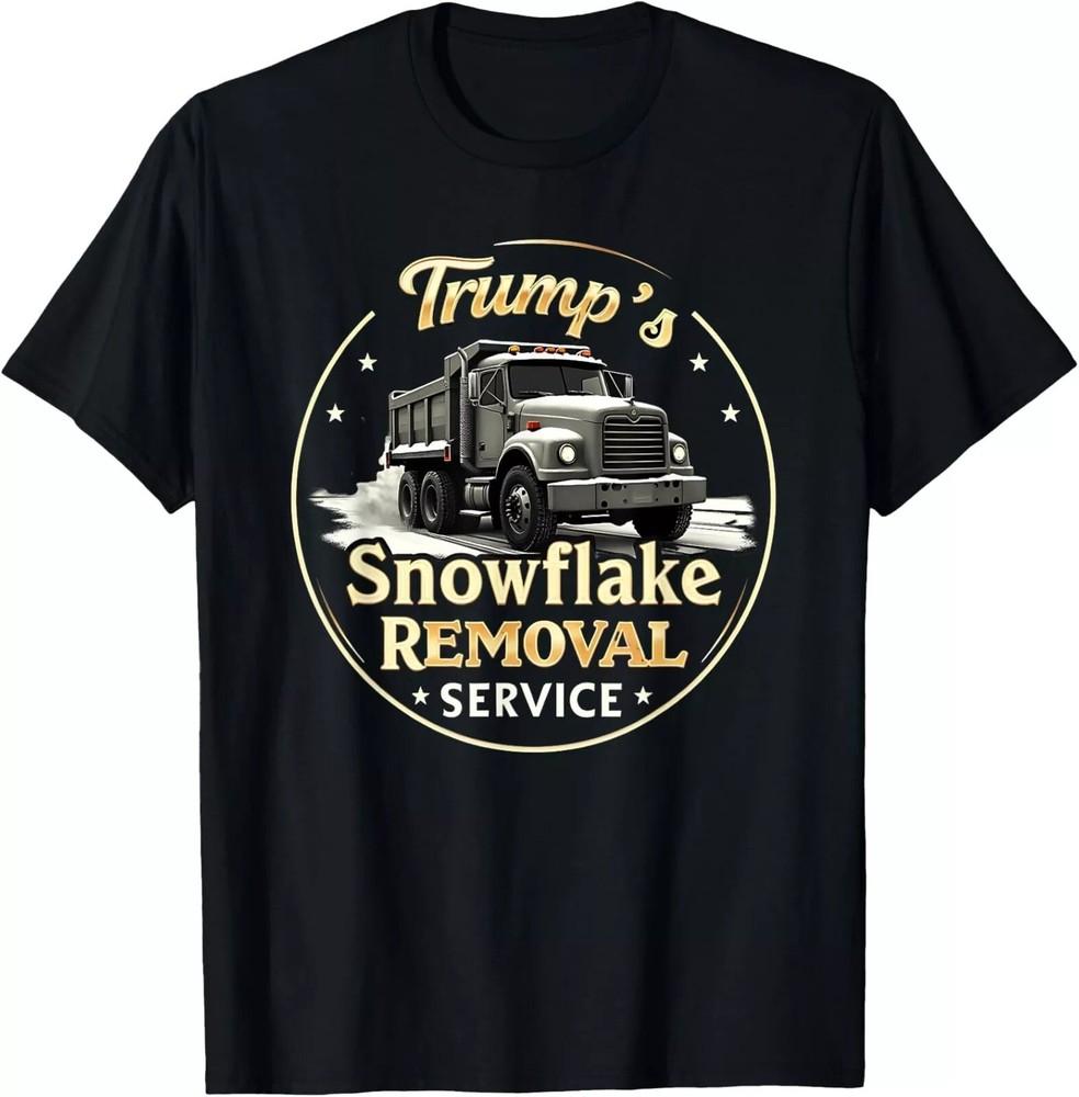 2025/Trump s Snowflake Removal Service Truck Humor T-Shirt S-5XL Unisex T-Shirt XL
2025/Trump s Snowflake Removal Service Truck Humor T-Shirt S-5XL Unisex T-Shirt XL