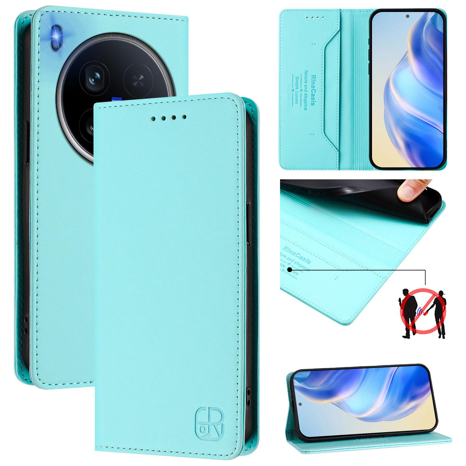 For vivo X200 Ultra 5G Leather Case RINACASIS RC01 Phone Cover with RFID Blocking Wallet Stand Black
For vivo X200 Ultra 5G Leather Case RINACASIS RC01 Phone Cover with RFID Blocking Wallet Stand Black