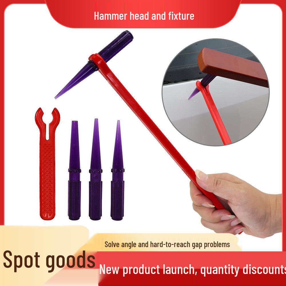 Non-Marking Car Dent Repair Kit: Leveling Pen & Tapping Hammer - No Spray Painting Needed
Non-Marking Car Dent Repair Kit: Leveling Pen & Tapping Hammer - No Spray Painting Needed