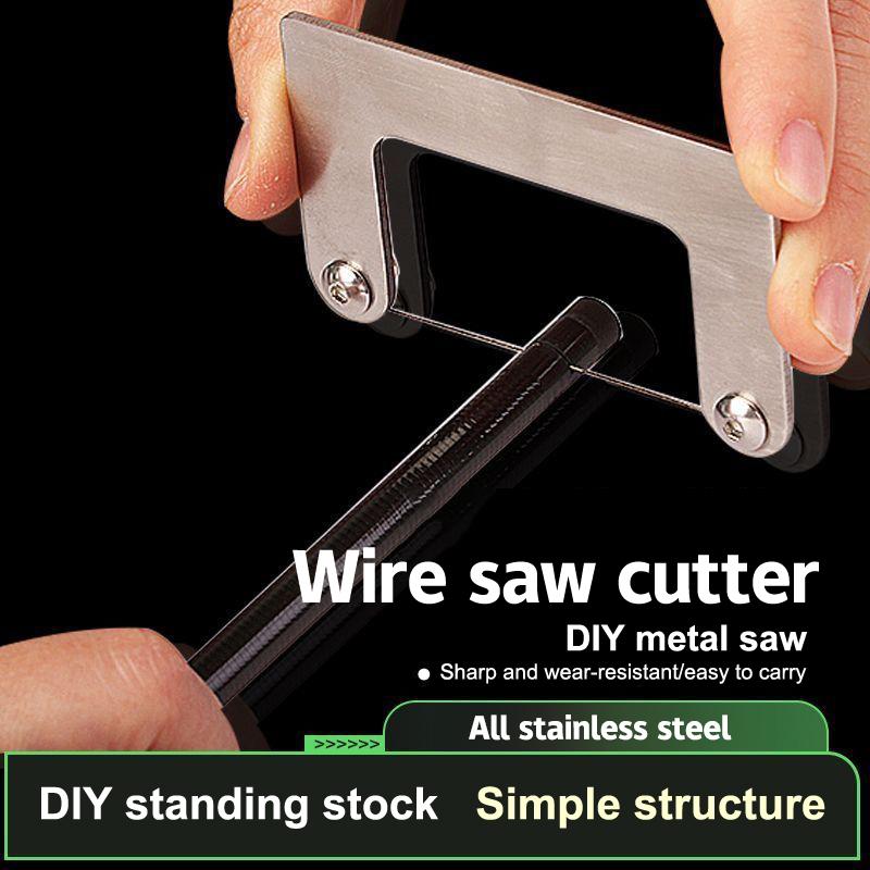 Stainless Steel Pocket Wire Saws Hand-Drawn Mini Saws For Camping Survival DIY Projects Woodworking Camping Essentials 1pc
Stainless Steel Pocket Wire Saws Hand-Drawn Mini Saws For Camping Survival DIY Projects Woodworking Camping Essentials 1pc