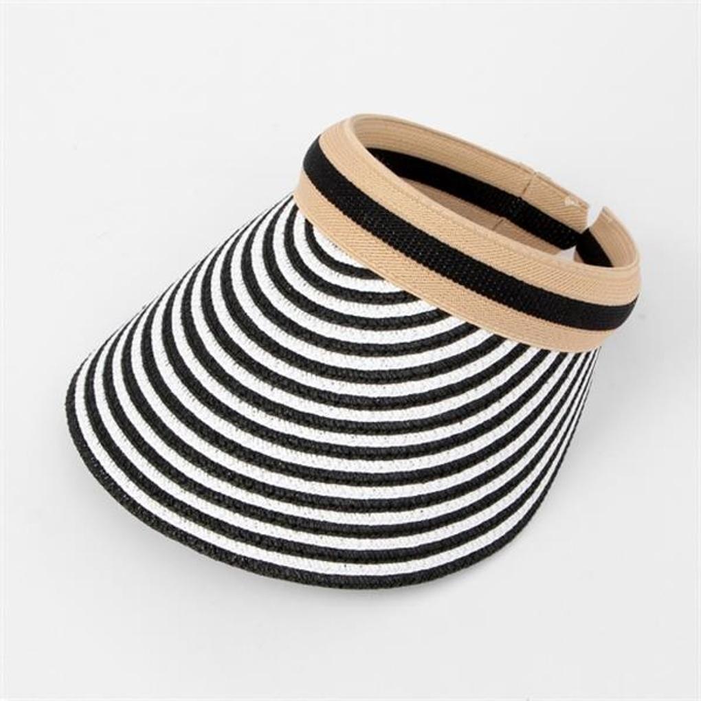 Полосатая солнцезащитная кепка (черный) / Женская летняя солнцезащитная кепка
Полосатая солнцезащитная кепка (черный) / Женская летняя солнцезащитная кепка